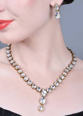 JN Handicraft Stylish Kundan & Alloy Womens Jewellery Sets 3