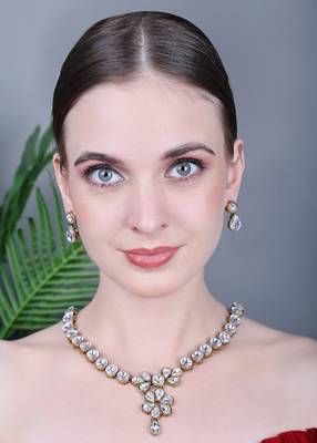 JN Handicraft Stylish Kundan & Alloy Womens Jewellery Sets 2