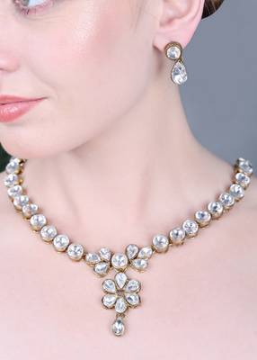 JN Handicraft Stylish Kundan & Alloy Womens Jewellery Sets 3