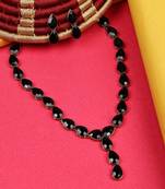 JN Handicraft Ladies Twinkling Stylish Black Stone Alloy Jewellery Sets