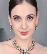 JN Handicraft Two Layer Kundan Choker Necklace Sets