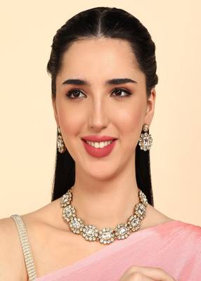 JN Handicraft Stylish Copper Plated Handcrafted Chokar Necklace 1