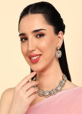 JN Handicraft Stylish Copper Plated Handcrafted Chokar Necklace 2