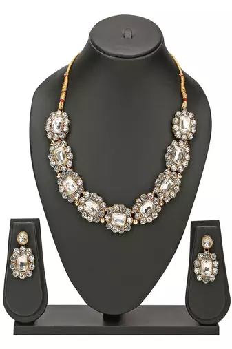 JN Handicraft Stylish Copper Plated Handcrafted Chokar Necklace