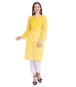 Lucknowi chikankari georgette kurta set