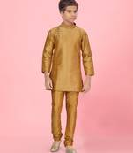 Aarika boys fawn colour kurta pyjama set