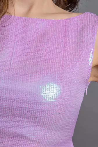 Lilac sequins dress
