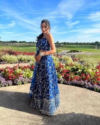 Interesting Blue Sequins Embroidery Lehenga Choli For Women Indian Wedding Party Wear Lahanga Choli 3