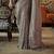 Kimisha women's grey silk woven saree with unstitched blouse piece