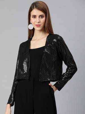 Black sequins jacket 1