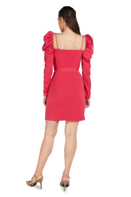 Hot pink lachka corset dress 1