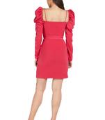 Hot pink lachka corset dress
