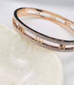 V Fashion Jewellery Stainless Steel Bracelet/Kada For Women& Girls