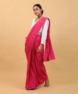 Pink saree set 3
