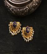 Maharani necklace with marigold studs