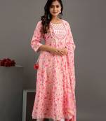 Purple Colour Readymade Salwaar Kameez For Festive Girlish Looks