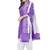 Salwar studio synthetic dress material for women-blue