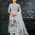 Gray Colour Modal Printed Ethnic Hand Embroidered Festive Salwaar Kameez