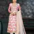 Gray Colour Ethnic Festive Wear Salwaar Kameez For Girlish Looks