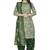 Salwar studio synthetic dress material for women-green