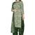 Salwar studio synthetic dress material for women-green