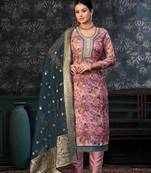 Glamorous Pink Colour Santoon Salwaar Kameez For Festive Looks