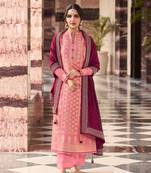 Orange Colour Designer Heavy Embroidered Partywear Salwar Kameez