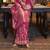 Kimisha women's rani silk woven saree with unstitched blouse piece