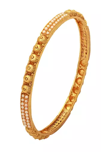 Women set of four 24ct copper gold-plated handcrafted bangle