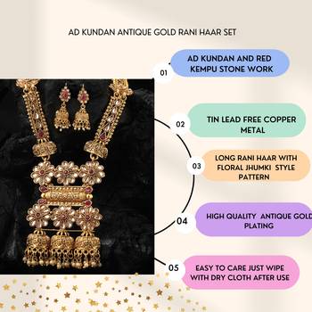 Mansiyaorange matte gold multi colour temple theme maa lakshmi motif choker set for women 3