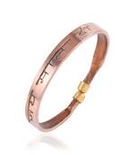 Pure copper jai mata di free size kada for men and women