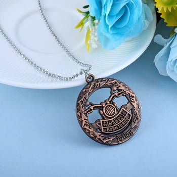 Pure copper bikers fashion pendant with chain for men 5