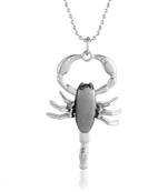 brass dual colour scorpion bicchu design fashion pendant with chain for men women boys