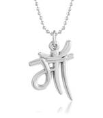 Stainless steel maa pendant withn chain fashion jewellery for men and women