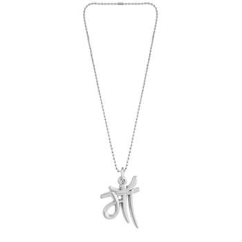 Stainless steel maa pendant withn chain fashion jewellery for men and women 2