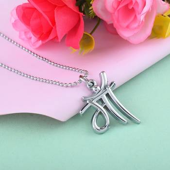 Stainless steel maa pendant withn chain fashion jewellery for men and women 5
