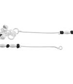 Silverplated evil eye women anklet payal pajeb traditional jewellery