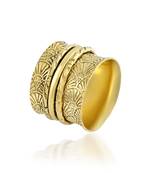 Pure brass handmade finger cuff fingerring for men women