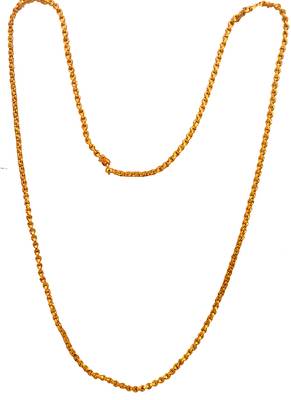 Golden chain long one gram gold 30" length 3