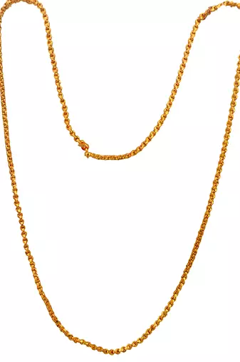 Golden chain long one gram gold 30" length