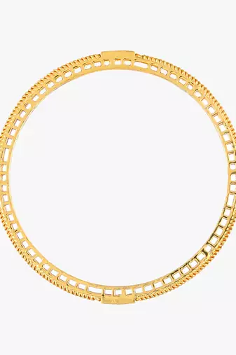 Women set of 4 24ct gold-plated handcrafted bangles