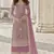 Pink Color Net Fabric Salwar Suit In Net Fabric With Embroidery As
