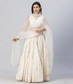 Ivory Lehenga Set