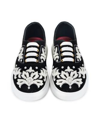 Embroidery Black Rouge Sneakers  3
