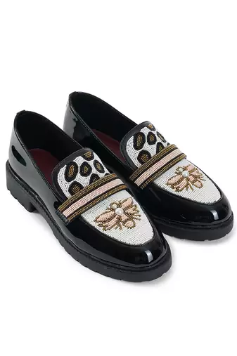 Embroidery Black North Loafer