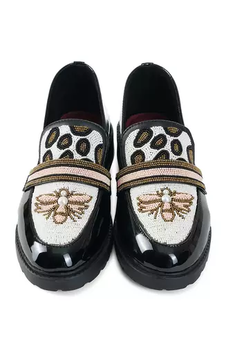 Embroidery Black North Loafer