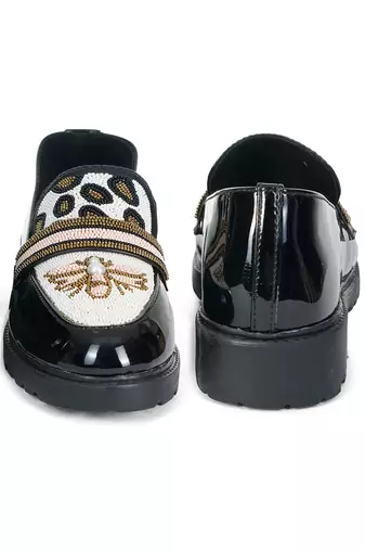 Embroidery Black North Loafer