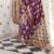 Kimisha women's wine silk woven saree with unstitched blouse piece