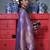 Kimisha women's purple silk woven saree with unstitched blouse piece