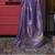 Kimisha women's purple silk woven saree with unstitched blouse piece